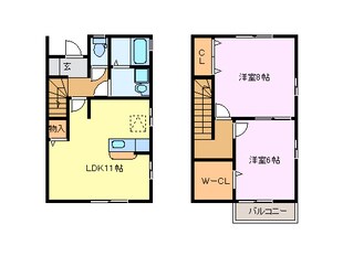 サルビアの物件間取画像